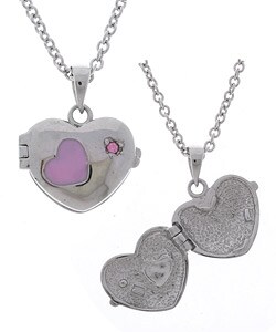 Sterling Silver Heart Locket Necklace