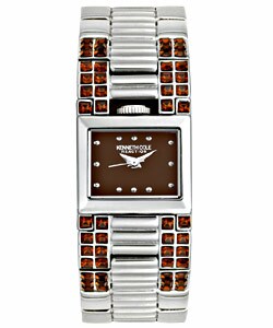 Kenneth Cole Women's Brown Dial Crystal Watch