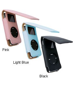 iPod Nano Leather Case with Belt Clip and Cover