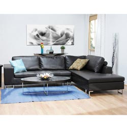 Thane Bi-cast Leather 2-piece Sectional Sofa