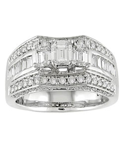 14k White Gold 2ct TDW Diamond Engagement Ring