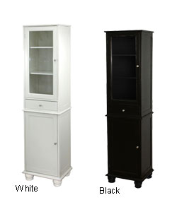 Innovations Satin Knickel Knobs Apothecary Cabinet