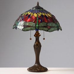 Tiffany Style Dragonfly Table Lamp