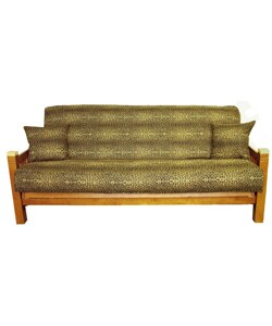 Premium Print Full-sized Cheetah Futon Cover Set