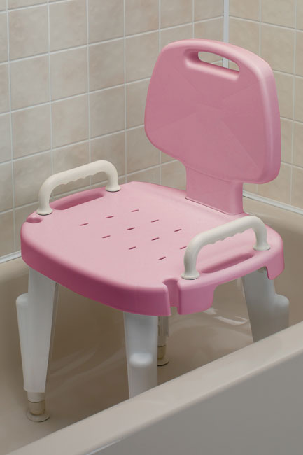 Medline Bath Bench (Supports Breast Cancer Awareness)