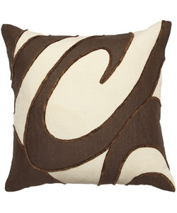 Chocolate Swirl Collection Throw Pillows (Set of 2