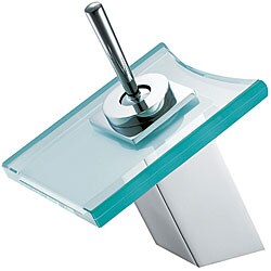 Vigo Square Glass Waterfall Faucet