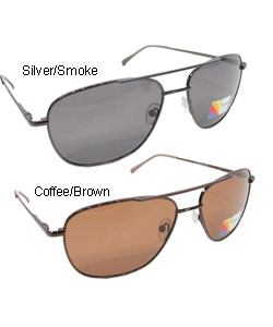 Adi Eyewear Polarized Men's Aviator Sunglasses
