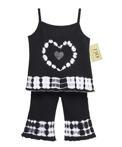 JoJo Designs 2-piece Tie-dye Heart Outfit