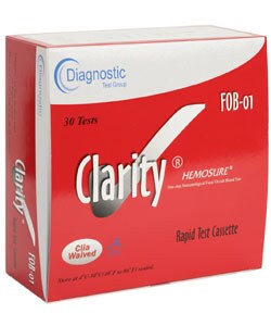 Clarity Immuno Fecal Occult Blood Test