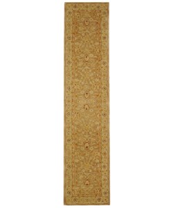 Handmade Ancestry Tan/ Ivory Wool Runner (2'3 x 8')
