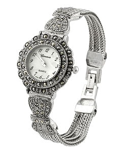 Geneva Marcasite Women's Antique Watch