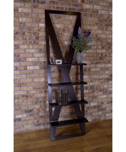 X Leaning Bookshelf