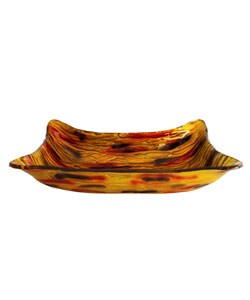 Fontaine Lava Flow Glass Vessel Bathroom Sink