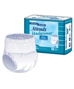 Attends Extra - Extra Large Underwear (Case of 56)