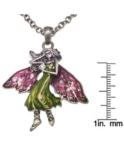 Playful Fairy Pewter Pendant