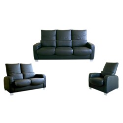 Chilton 3-piece Leather Sectional Seat Set