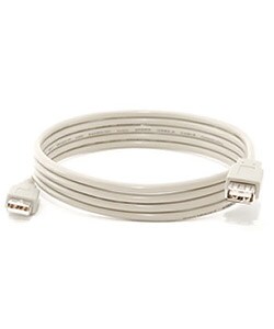 USB 2.0 A/A M/F 6-foot Extension Cable