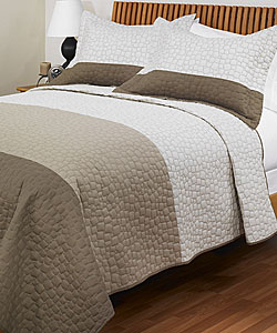 River Rock Sandstorm Quilted Coverlet Set