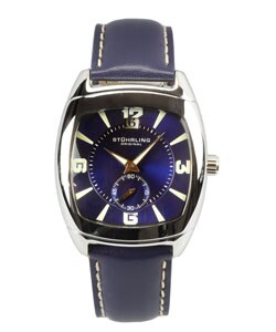 Stuhrling Original 'Shark' Men's Blue Swiss Quartz Watch