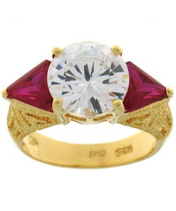Maddy Emerson 'Majesty' Created Ruby and CZ Ring