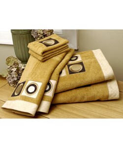 Island Aire Tan Towels (Set of 6)