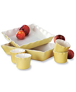 Mayfair & Jackson 6-piece Ruffle Stoneware