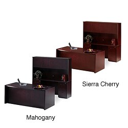 Mayline Corsica 7-Piece Wood Veneer Office Suite