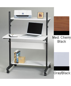 Mayline Eastwinds SOHO 3-Shelf Computer Table