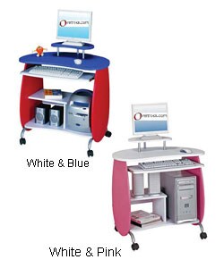 Kid's Room Mobile Ergonomic Computer Desk