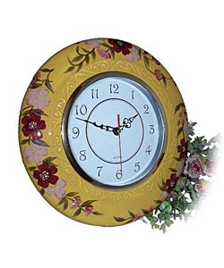 Floral Garden Decorative Clock