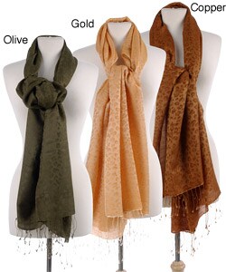 Himalaya Trading Company Pashmina Jacquard Wrap (Pack of 6)
