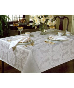 Regency Damask 9-piece Table Cloth Set