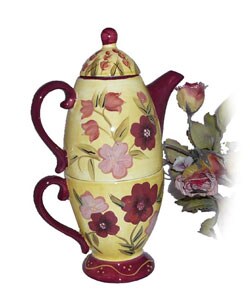 Floral Garden Hand-painted Tea for One Set