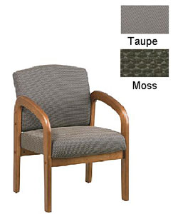 Office Star Medium Oak Visitors Chair