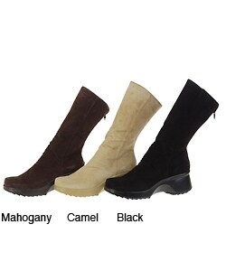 On Your Feet Cinema Women's Mid Calf Suede Boots