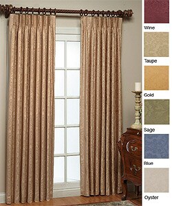 Thermal Damask Pinch Pleated 84-inch Panel Pair