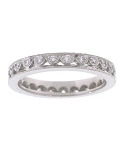 Tacori Platinum 1/4ct TDW Diamond Eternity Wedding Band (G, VS)