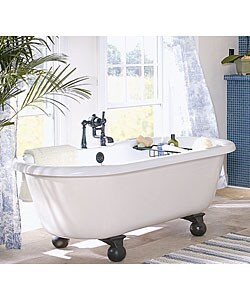Madeline Clawfoot Bathtub with Cannonball Feet