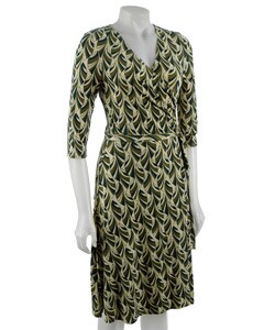 Max & Cleo Cactus Wrap Dress