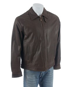 Chaps Leather Coat