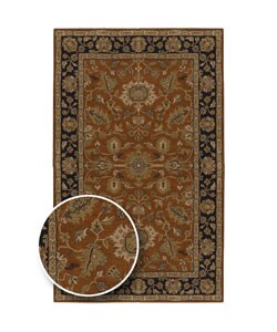 Hand-tufted Camelot Collection Wool Runner (3' x 12')