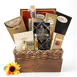 Warm Greetings Food Gift Basket.