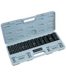15-piece 1/2-inch SAE Drive Deep Impact Socket Set