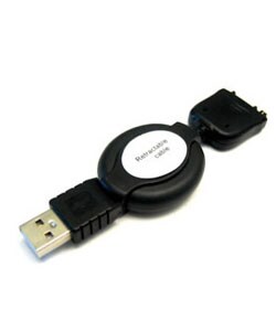 Palm Treo 650 Retractable USB Data Cable