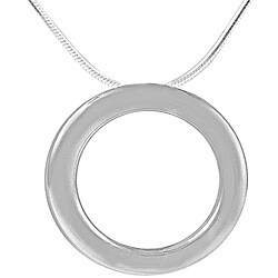 Sterling Silver Circle Necklace