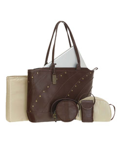Nunzia Designer Women's Laptop Briefcase (Bellagio Brown)