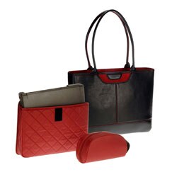 Nunzia Designer Tuscany Red Women's Laptop Tote