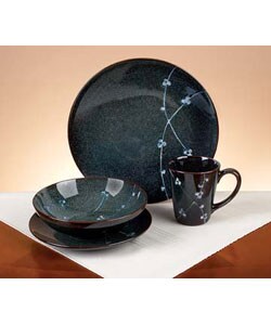 Platinum Blue 16-piece Dinnerware Set