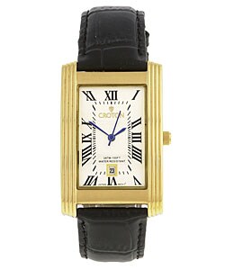 Croton Men's Classic Rectangular Watch